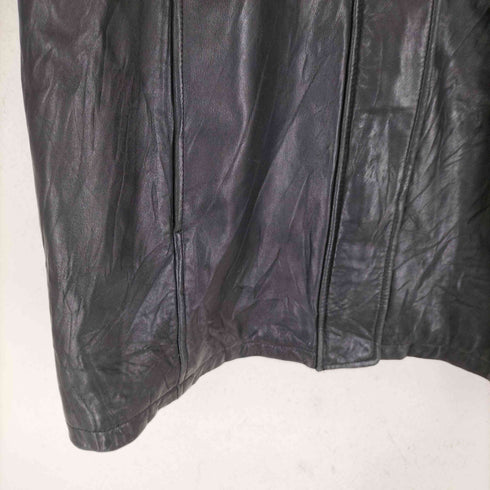 ウィルソン Wilsons Leather PELLE STUDIO  リアルレザージップハーフコート レディース  XL